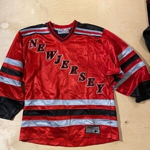 New Jersey Red Jersey #11 212 NYC Sport Generic Jersey Large (AL)